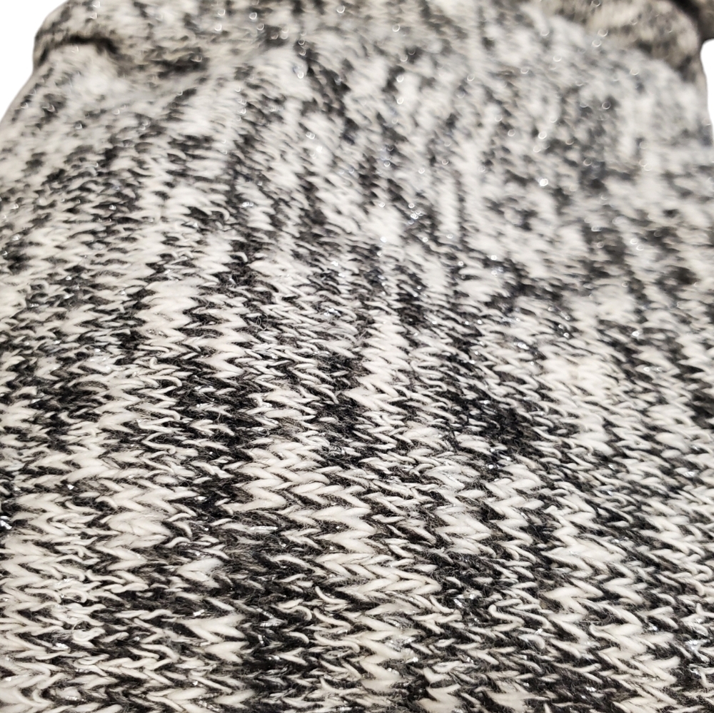 Abercrombie Fitch Wrap Sweater Womens Size XS Black Long Sleeve Knitted Top - Picture 9 of 11